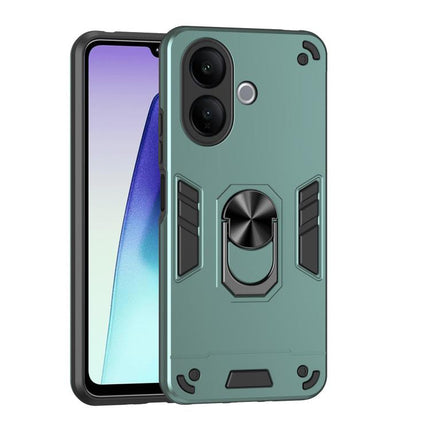 Shockproof Metal Ring Holder Phone Case, For vivo V60 Lite 5G / 4G, For vivo V50 Lite 5G, For vivo V40 Lite 5G IDN, For vivo V29e 5G, For vivo V29 5G, For vivo V27e, For vivo V27, For vivo Y16