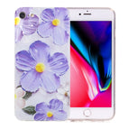 For iPhone SE 2022 / 2020 / 8 / 7 / Purple Flowers