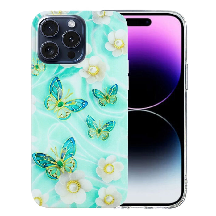 Colorful Painting Pattern TPU Phone Case, For iPhone 16 Pro Max, For iPhone 16 Pro, For iPhone 16 Plus
