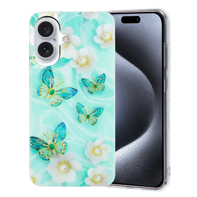Colorful Painting Pattern TPU Phone Case, For iPhone 16 Pro Max, For iPhone 16 Pro, For iPhone 16 Plus