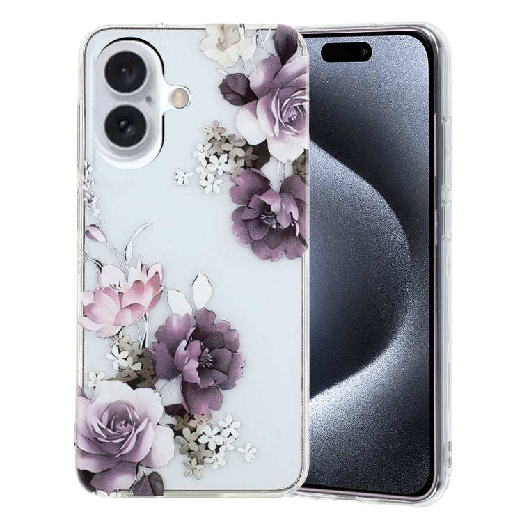Colorful Painting Pattern TPU Phone Case, For iPhone 16 Pro Max, For iPhone 16 Pro, For iPhone 16 Plus
