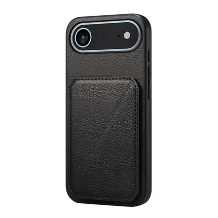 D04 Calf Texture Dual Card Slot Holder Phone Case, For iPhone 17 Pro Max, For iPhone 17 Pro, For iPhone 17, For iPhone Air, For iPhone 7 / 8 / SE 2022, For iPhone 16 Pro Max