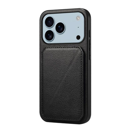 D04 Calf Texture Dual Card Slot Holder Phone Case, For iPhone 17 Pro Max, For iPhone 17 Pro, For iPhone 17, For iPhone Air, For iPhone 7 / 8 / SE 2022, For iPhone 16 Pro Max