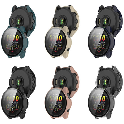 PC + Tempered Film Integrated Watch Protective Case, For Garmin Forerunner 165 / 165 Music