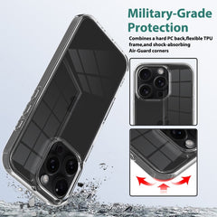 Scratchproof Acrylic TPU Phone Case, For iPhone 16 Pro Max, For iPhone 16 Pro, For iPhone 16 Plus, For iPhone 16, iPhone 16e