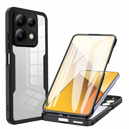 Acrylic + TPU 360 Degrees Full Coverage Phone Case, For Xiaomi Redmi Note 13 Pro 4G, For Xiaomi Redmi Note 13 4G, For Xiaomi Redmi Note 13 5G, For Xiaomi Redmi Note 13 Pro+ 5G