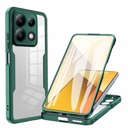 Acrylic + TPU 360 Degrees Full Coverage Phone Case, For Xiaomi Redmi Note 13 Pro 4G, For Xiaomi Redmi Note 13 4G, For Xiaomi Redmi Note 13 5G, For Xiaomi Redmi Note 13 Pro+ 5G