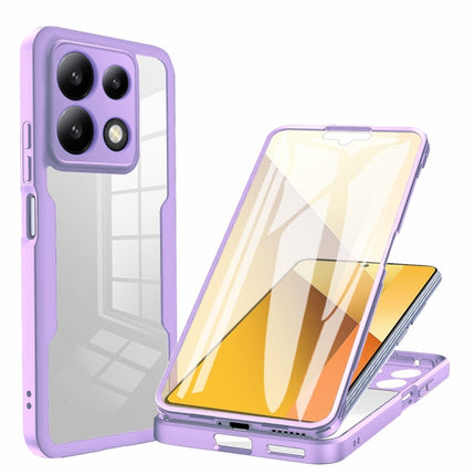 Acrylic + TPU 360 Degrees Full Coverage Phone Case, For Xiaomi Redmi Note 13 Pro 4G, For Xiaomi Redmi Note 13 4G, For Xiaomi Redmi Note 13 5G, For Xiaomi Redmi Note 13 Pro+ 5G