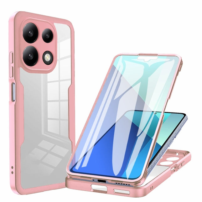 Acrylic + TPU 360 Degrees Full Coverage Phone Case, For Xiaomi Redmi Note 13 Pro 4G, For Xiaomi Redmi Note 13 4G, For Xiaomi Redmi Note 13 5G, For Xiaomi Redmi Note 13 Pro+ 5G