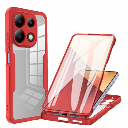 Acrylic + TPU 360 Degrees Full Coverage Phone Case, For Xiaomi Redmi Note 13 Pro 4G, For Xiaomi Redmi Note 13 4G, For Xiaomi Redmi Note 13 5G, For Xiaomi Redmi Note 13 Pro+ 5G