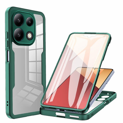 Acrylic + TPU 360 Degrees Full Coverage Phone Case, For Xiaomi Redmi Note 13 Pro 4G, For Xiaomi Redmi Note 13 4G, For Xiaomi Redmi Note 13 5G, For Xiaomi Redmi Note 13 Pro+ 5G
