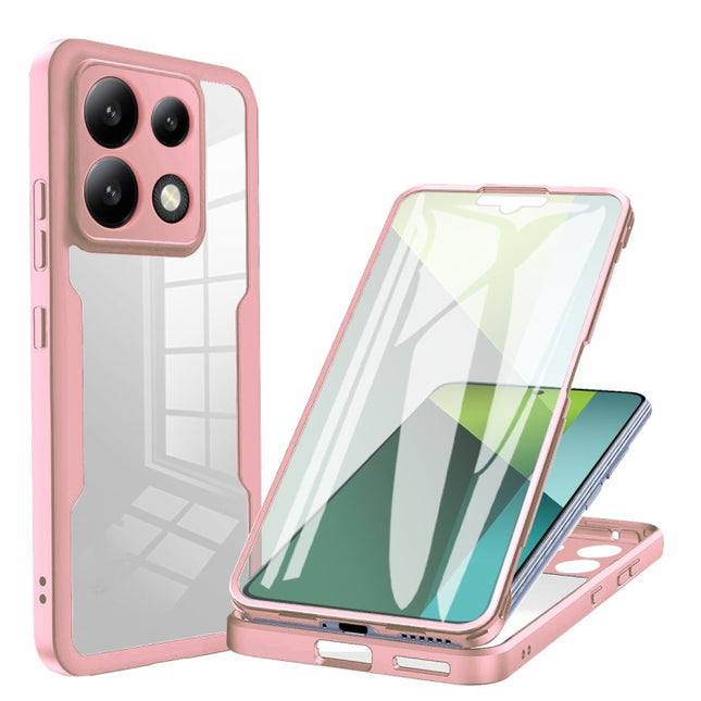 Acrylic + TPU 360 Degrees Full Coverage Phone Case, For Xiaomi Redmi Note 13 Pro 5G