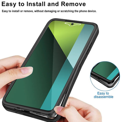 Acrylic + TPU 360 Degrees Full Coverage Phone Case, For Xiaomi Redmi Note 13 Pro 5G