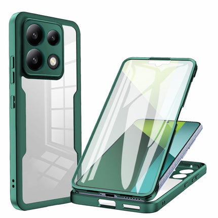 Acrylic + TPU 360 Degrees Full Coverage Phone Case, For Xiaomi Redmi Note 13 Pro 5G