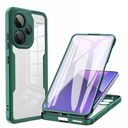 Acrylic + TPU 360 Degrees Full Coverage Phone Case, For Xiaomi Redmi Note 13 Pro 4G, For Xiaomi Redmi Note 13 4G, For Xiaomi Redmi Note 13 5G, For Xiaomi Redmi Note 13 Pro+ 5G