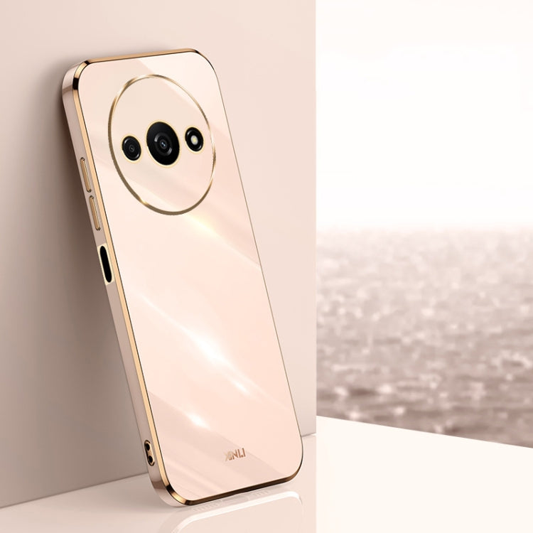 XINLI Straight Edge 6D Electroplate TPU Phone Case, For Xiaomi Civi 4 Pro, For Xiaomi Redmi A3, For Xiaomi 14 Ultra 5G