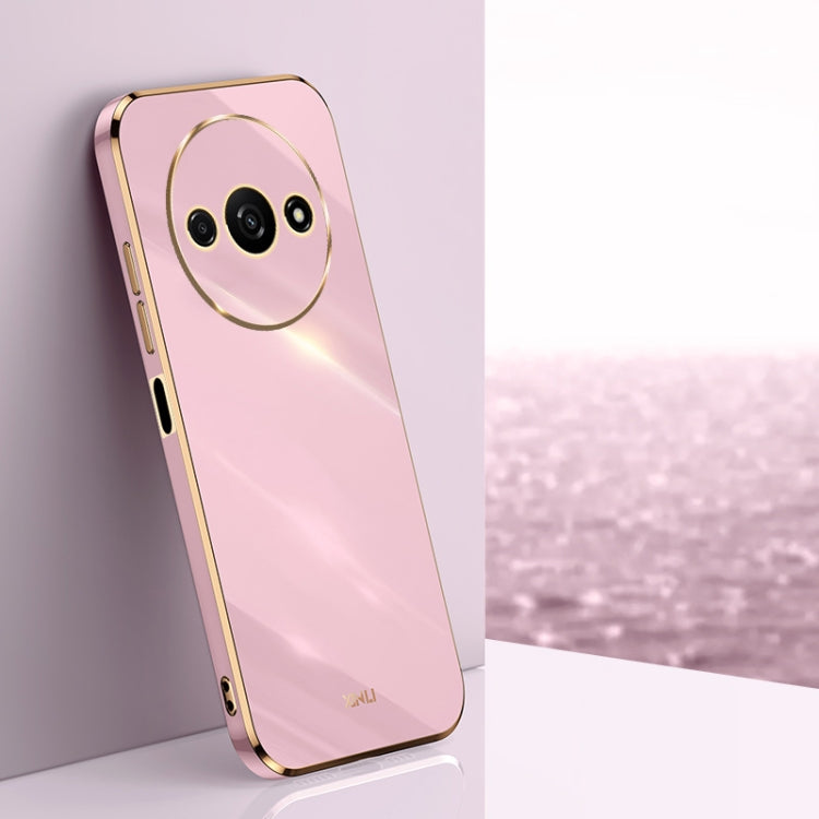 XINLI Straight Edge 6D Electroplate TPU Phone Case, For Xiaomi Civi 4 Pro, For Xiaomi Redmi A3, For Xiaomi 14 Ultra 5G