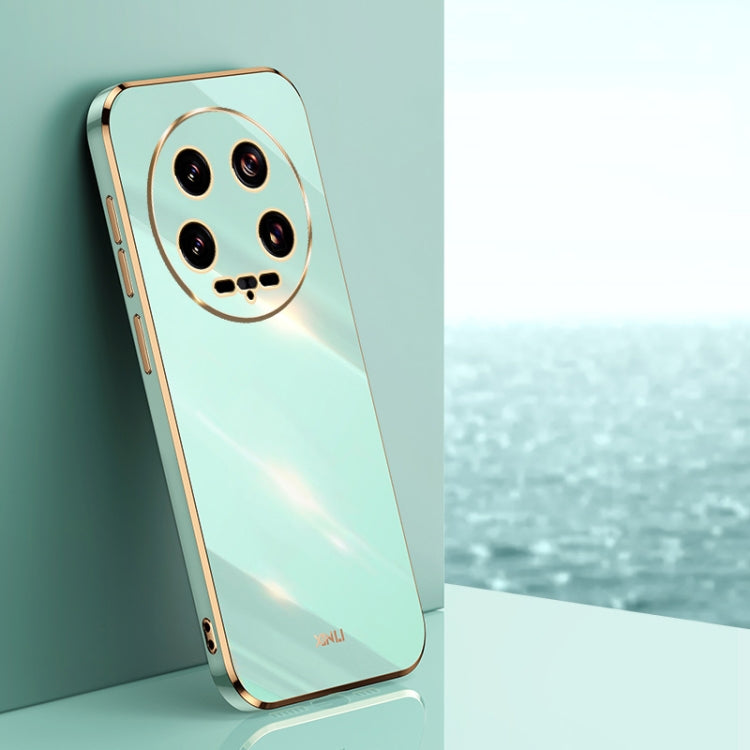 XINLI Straight Edge 6D Electroplate TPU Phone Case, For Xiaomi Civi 4 Pro, For Xiaomi Redmi A3, For Xiaomi 14 Ultra 5G