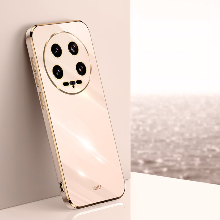 XINLI Straight Edge 6D Electroplate TPU Phone Case, For Xiaomi Civi 4 Pro, For Xiaomi Redmi A3, For Xiaomi 14 Ultra 5G