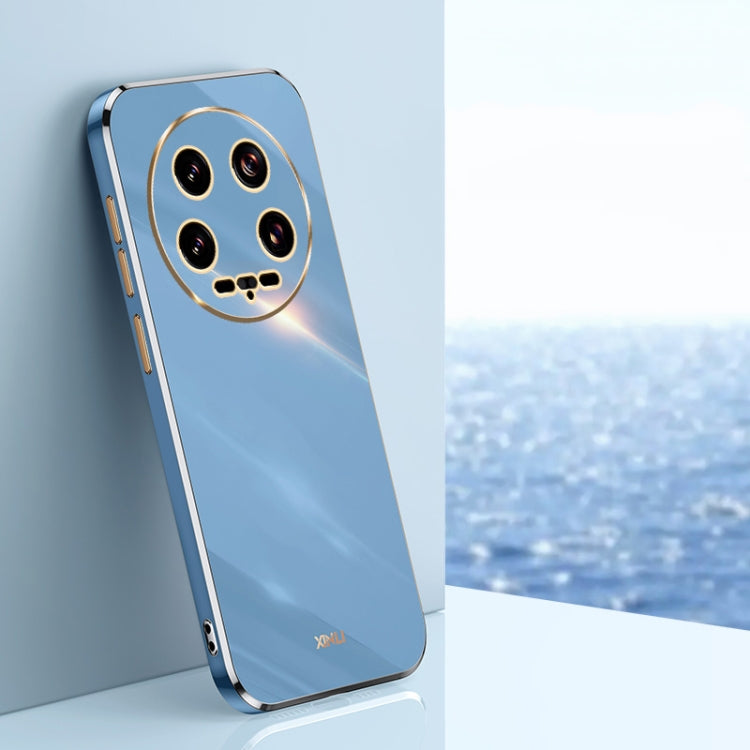 XINLI Straight Edge 6D Electroplate TPU Phone Case, For Xiaomi Civi 4 Pro, For Xiaomi Redmi A3, For Xiaomi 14 Ultra 5G