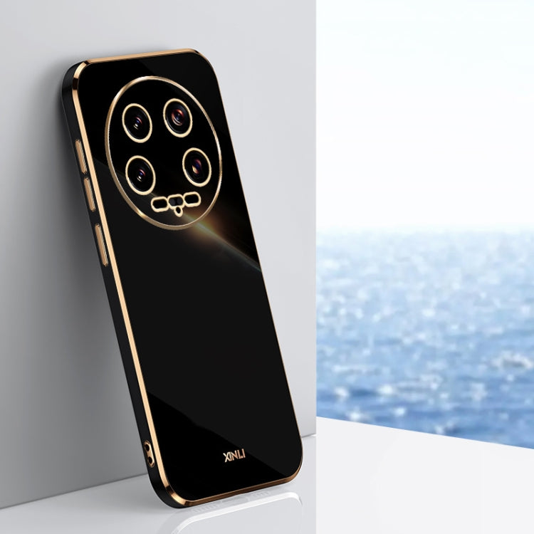 XINLI Straight Edge 6D Electroplate TPU Phone Case, For Xiaomi Civi 4 Pro, For Xiaomi Redmi A3, For Xiaomi 14 Ultra 5G