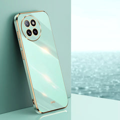 XINLI Straight Edge 6D Electroplate TPU Phone Case, For Xiaomi Civi 4 Pro, For Xiaomi Redmi A3, For Xiaomi 14 Ultra 5G