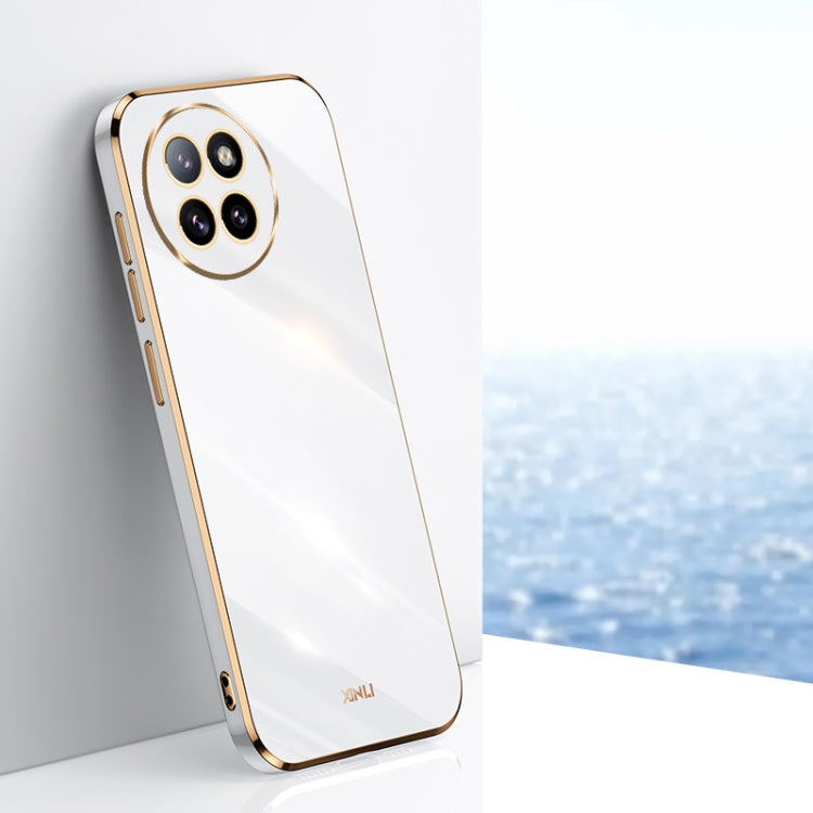 XINLI Straight Edge 6D Electroplate TPU Phone Case, For Xiaomi Civi 4 Pro, For Xiaomi Redmi A3, For Xiaomi 14 Ultra 5G