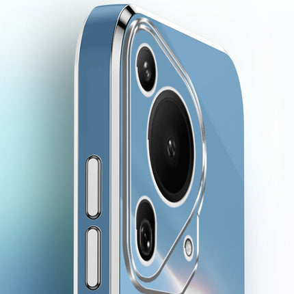 XINLI Straight 6D Plating Gold Edge TPU Phone Case, For Huawei Pura 70 Ultra, For Huawei Nova 12 SE, For Huawei Pura 70 Pro / Pura 70 Pro+