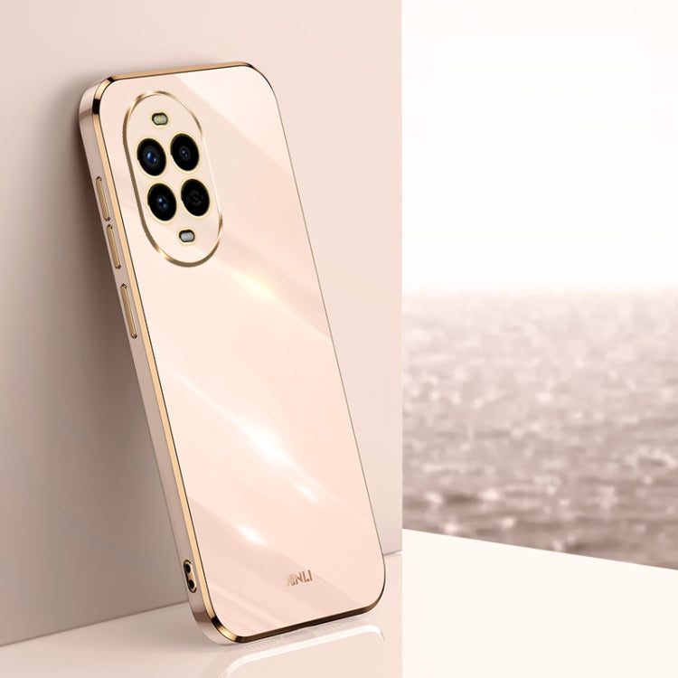 XINLI Straight 6D Plating Gold Edge TPU Phone Case, For Huawei Mate 70 Pro / 70 Pro+, For Huawei Mate 70, For Huawei Nova 13 Pro