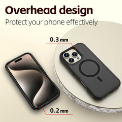 RedPepper Armor Magsafe PC Hybrid TPU Phone Case, For iPhone 16 Pro Max, For iPhone 16 Pro, For iPhone 16 Plus, For iPhone 16, For iPhone 15 Pro Max, For iPhone 15 Pro, For iPhone 15 Plus, For iPhone 15, For iPhone 14 Plus, For iPhone 14