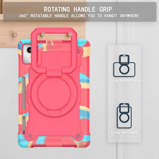 Handle Robot Silicone Hybrid PC Tablet Case, For Lenovo Tab M11/ Xiaoxin Pad 11 2024