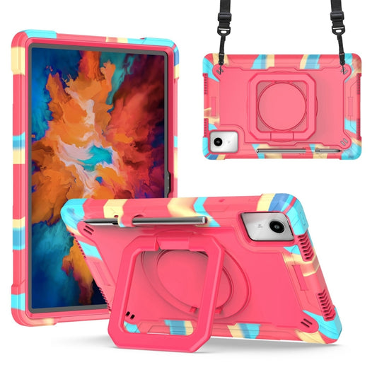 Handle Robot Silicone Hybrid PC Tablet Case, For Lenovo Tab M11/ Xiaoxin Pad 11 2024