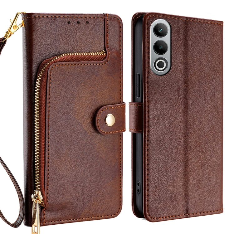 Zipper Bag Leather Phone Case, For OnePlus Ace 5 / 5 Pro, For OnePlus Ace 3 Pro 5G, For OnePlus Nord CE 4 Lite 5G, For OnePlus Ace 3V 5G, For OnePlus Nord CE4