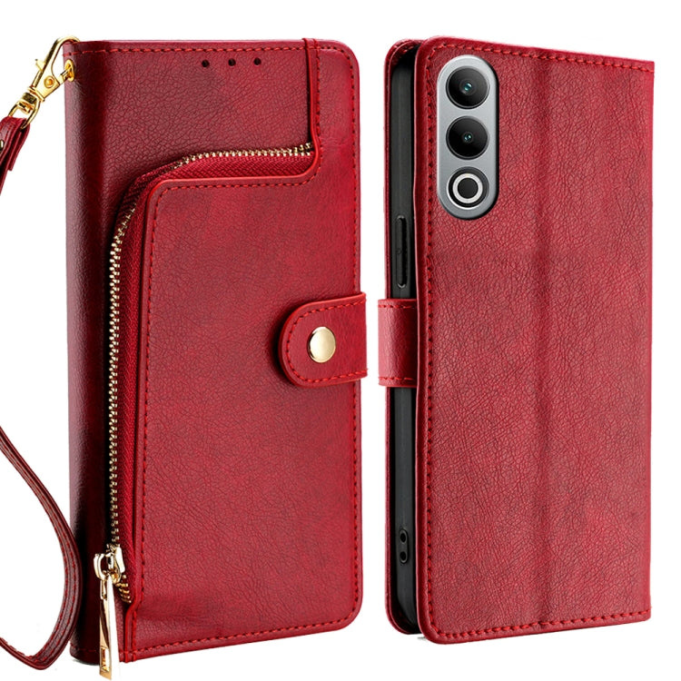 Zipper Bag Leather Phone Case, For OnePlus Ace 5 / 5 Pro, For OnePlus Ace 3 Pro 5G, For OnePlus Nord CE 4 Lite 5G, For OnePlus Ace 3V 5G, For OnePlus Nord CE4