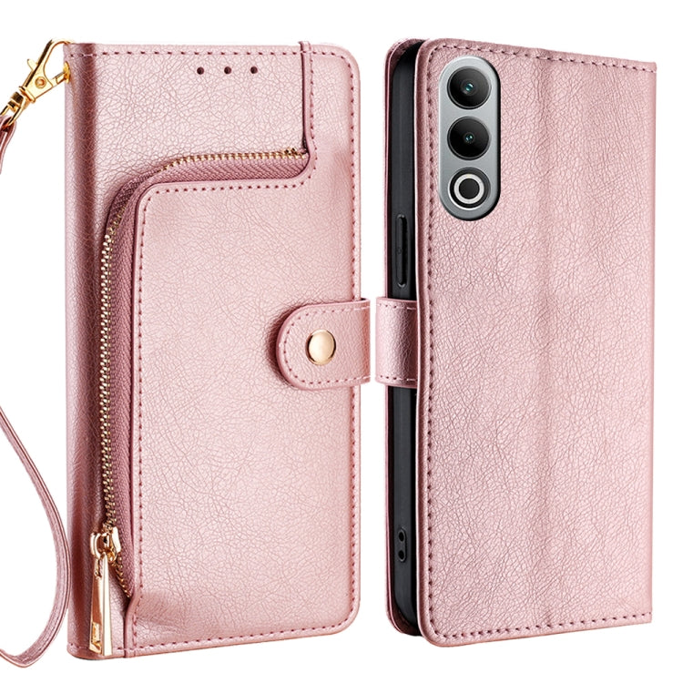 Zipper Bag Leather Phone Case, For OnePlus Ace 5 / 5 Pro, For OnePlus Ace 3 Pro 5G, For OnePlus Nord CE 4 Lite 5G, For OnePlus Ace 3V 5G, For OnePlus Nord CE4