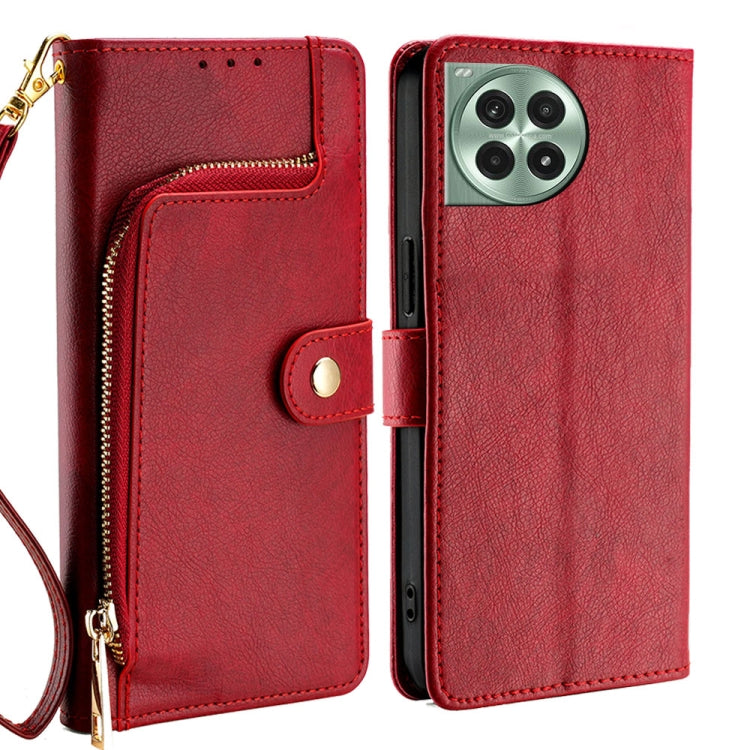 Zipper Bag Leather Phone Case, For OnePlus Ace 5 / 5 Pro, For OnePlus Ace 3 Pro 5G, For OnePlus Nord CE 4 Lite 5G, For OnePlus Ace 3V 5G, For OnePlus Nord CE4