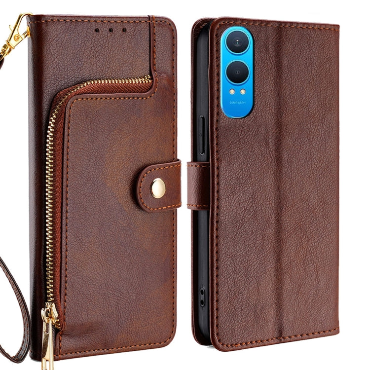 Zipper Bag Leather Phone Case, For OnePlus Ace 5 / 5 Pro, For OnePlus Ace 3 Pro 5G, For OnePlus Nord CE 4 Lite 5G, For OnePlus Ace 3V 5G, For OnePlus Nord CE4