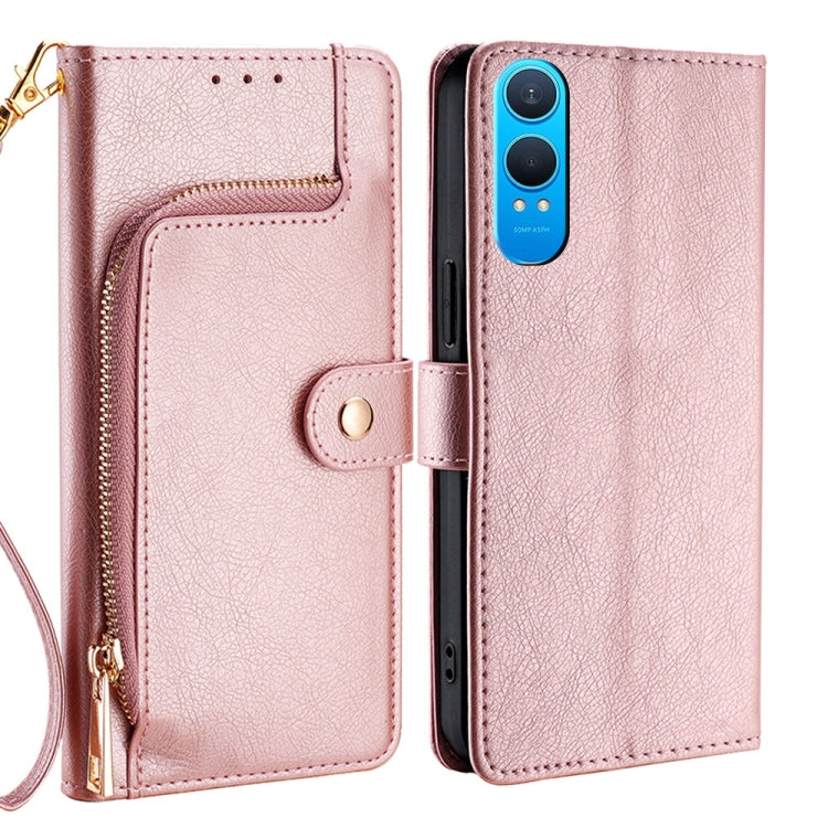 Zipper Bag Leather Phone Case, For OnePlus Ace 5 / 5 Pro, For OnePlus Ace 3 Pro 5G, For OnePlus Nord CE 4 Lite 5G, For OnePlus Ace 3V 5G, For OnePlus Nord CE4
