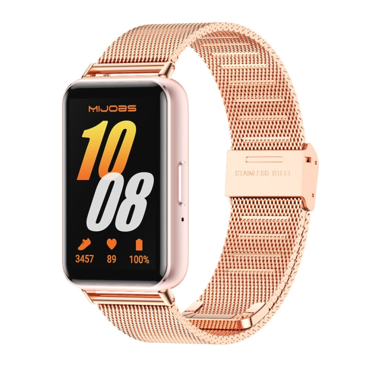 Mijobs Milan Buckle Metal Watch Band, For Samsung Galaxy Fit 3