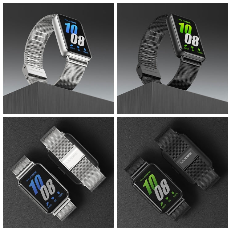 Mijobs Milan Buckle Metal Watch Band, For Samsung Galaxy Fit 3