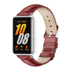 For Samsung Galaxy Fit 3 / Bamboo Red Silver
