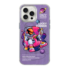 Illustration Pattern Radiation Design Full Coverage Shockproof Phone Case, For iPhone 15 Pro Max, For iPhone 15 Pro