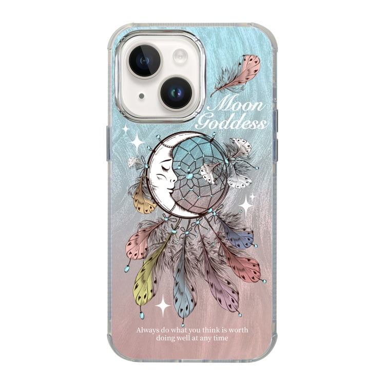 Illustration Pattern Radiation Design Full Coverage Shockproof Phone Case, For iPhone 13, For iPhone 12