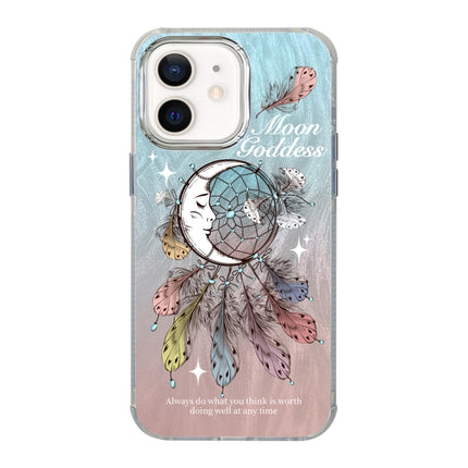 Illustration Pattern Radiation Design Full Coverage Shockproof Phone Case, For iPhone 13, For iPhone 12