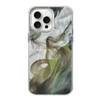 For iPhone 12 Pro Max / Green Wash Painting