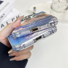 Illustration Pattern Radiation Design Full Coverage Shockproof Phone Case, For iPhone 15 Pro Max, For iPhone 15 Pro