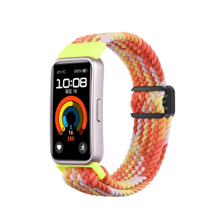 xDfind Magnetic Buckle Nylon Braid Watch Band, For Huawei Band 10 / 9 / 8