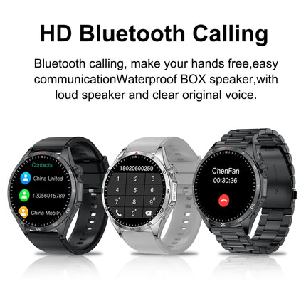 GTS4/LT09 1.5 inch IP67 Fitness Wellness Smart Watch Support Bluetooth Call / Sleep / Blood Oxygen / Heart Rate Health Monitor, Silicone Strap, Steel Strap