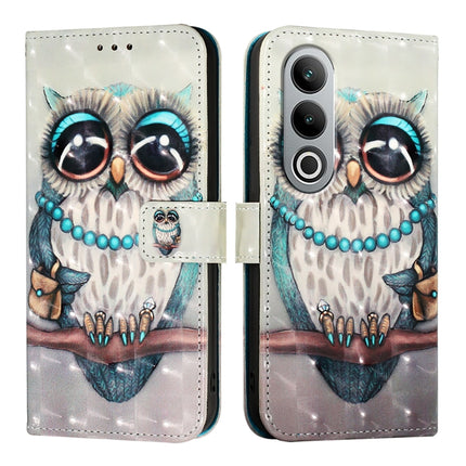 3D Painting Horizontal Flip Leather Phone Case, For OnePlus Nord CE4, For OnePlus 12R 5G Global, For OnePlus 12 5G Global