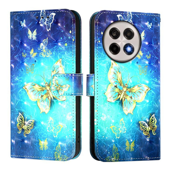 3D Painting Horizontal Flip Leather Phone Case, For OnePlus 13R / Ace 5 / 5 Pro, For OnePlus Nord 4 5G, For OnePlus Nord CE4 Lite